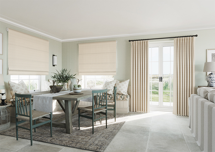 Trellis Prints, Scallop and Bud Manson - Made to Measure Curtains - Image 7